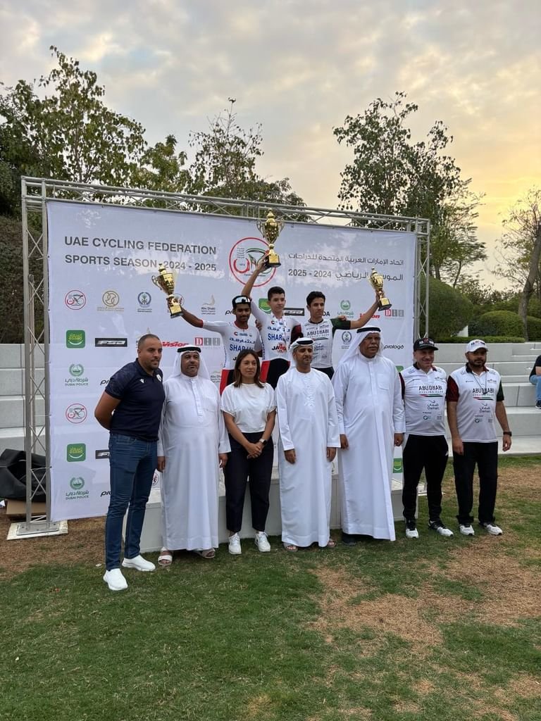 أبوظبي للدراجات الهوائية يتوج بلقب الدوري للناشئين والأشبال