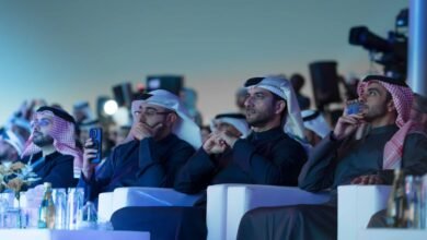 سلطان بن أحمد القاسمي يشهد انطلاق مهرجان أضواء الشارقة في نسخته الـ14