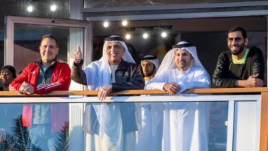 سعود بن صقر يشهد انطلاق سباق "نصف ماراثون رأس الخيمة 2025"