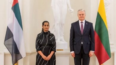 سفيرة الإمارات تقدم أوراق اعتمادها إلى رئيس ليتوانيا