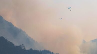 كوريا الجنوبية تعلن حالة الكارثة بسبب حرائق الغابات