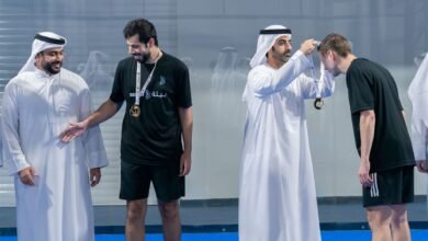 سالم بن عبد الرحمن القاسمي يتوج مجموعة بيئة ببطولة نادي موظفي حكومة الشارقة الرمضانية للبادل تنس للرجال