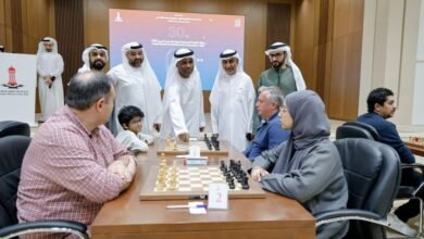 انطلاق النسخة الـ 30 من بطولة الشارقة الدولية للشطرنج السريع