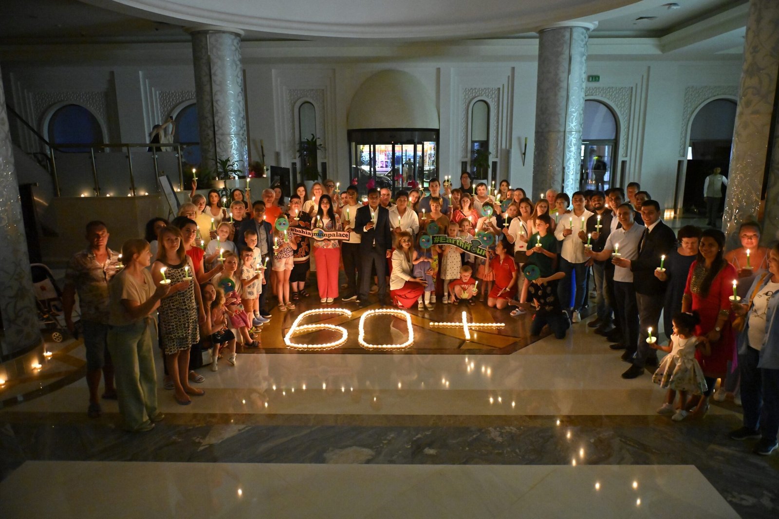 باهي قصر عجمان يشارك في ساعة الأرض دعماً لجهود الاستدامة وحماية الأرض