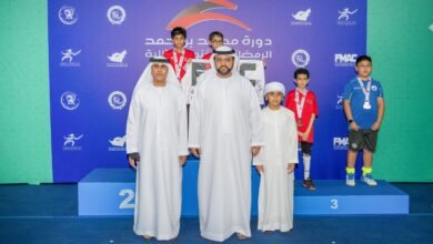 محمد الشرقي يشهد ختام "دورة محمد بن حمد الرمضانية للفنون القتالية"