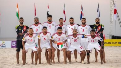 منتخبنا لكرة القدم الشاطئية يتأهل إلى ربع نهائي كأس آسيا