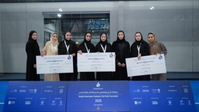 انطلاق منافسات تنس البادل ضمن بطولة نادي موظفي حكومة الشارقة الرمضانية