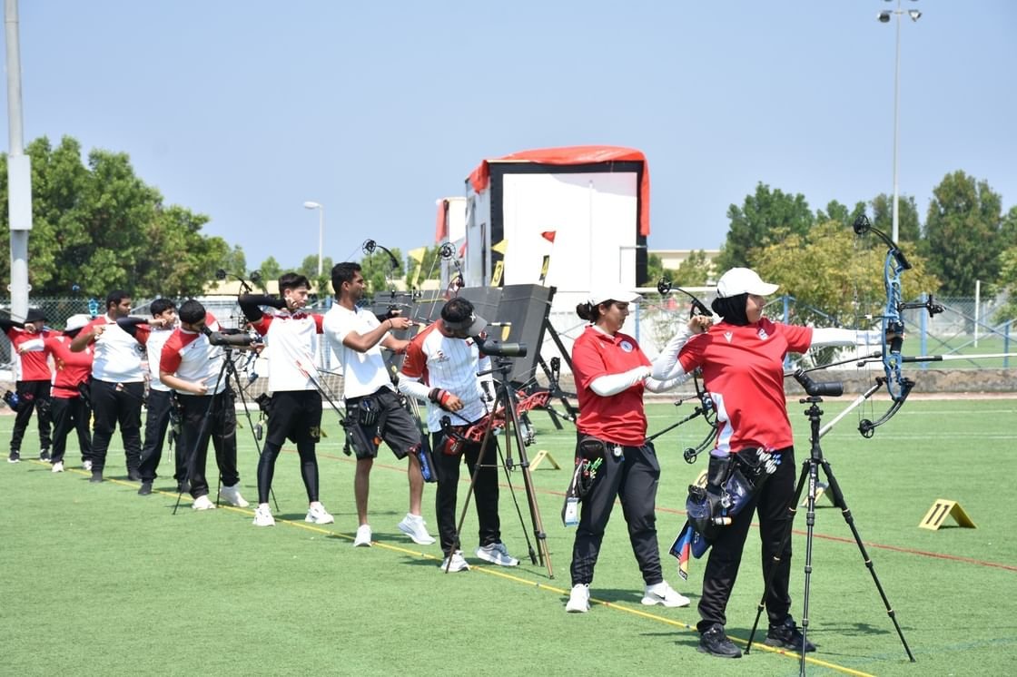 24 لاعباً ولاعبة في معسكر "القوس والسهم" استعدادًا للبطولة العربية