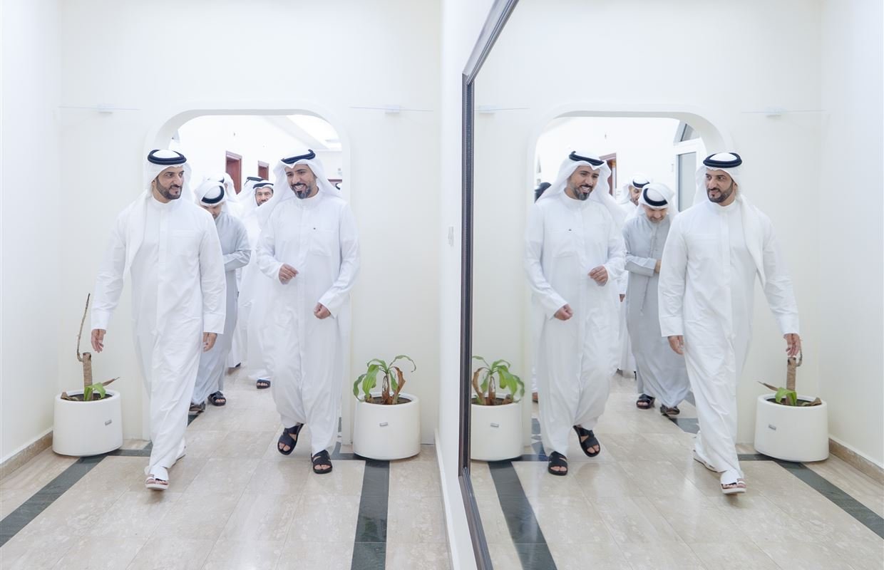 سلطان بن أحمد القاسمي يشهد الفطور الجماعي لأعضاء السلطة القضائية 1 الفطور الجماعي لأعضاء السلطة القضائية