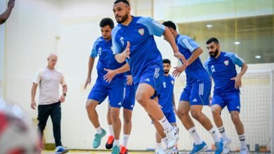 تجربتان وديتان لأبيض الصالات أمام شقيقه الكويتي