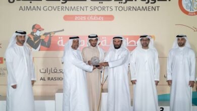 أحمد بن حشر يتوج الفائزين في "رماية الدورة الرياضية لحكومة عجمان"