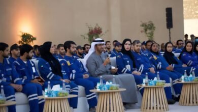 سلطان الجابر يشارك كوادر "أدنوك" إفطار رمضان في مصنع "حبشان 5"