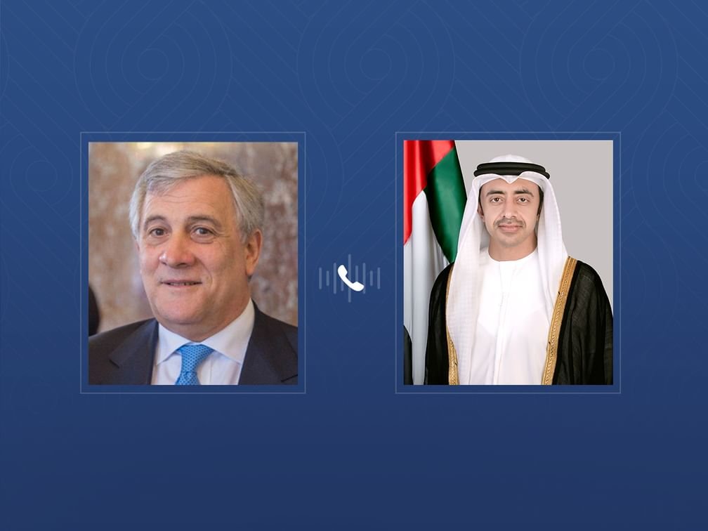 عبدالله بن زايد ووزير الخارجية الإيطالي يبحثان هاتفيا تعزيز علاقات التعاون 1 عبدالله بن زايد ووزير الخارجية الإيطالي يبحثان هاتفيا تعزيز علاقات التعاون