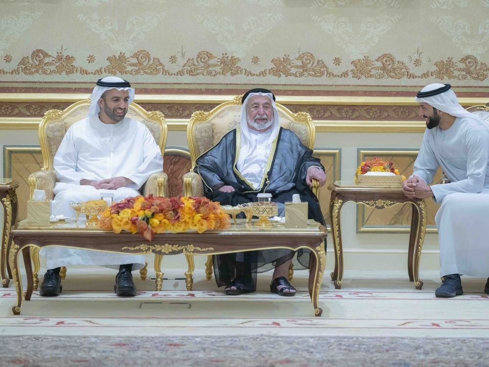 حاكم الشارقة يتقبل تهاني ولي عهد رأس الخيمة والمهنئين بمناسبة شهر رمضان المبارك 1 حاكم الشارقة يتقبل تهاني ولي عهد رأس الخيمة والمهنئين بمناسبة شهر رمضان المبارك