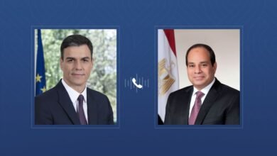 الرئيس المصري ورئيس وزراء إسبانيا يطالبان بوقف فوري لإطلاق النار في غزة