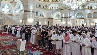 أكثر من 8 آلاف مصلٍ أحيوا ليلة 27 رمضان في جامع الشيخ زايد الكبير بالفجيرة