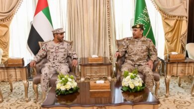 نائب قائد العمليات المشتركة يزور قيادة القوات المشتركة في السعودية