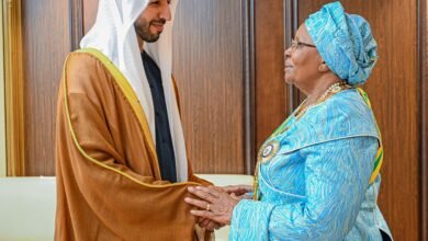 نيابة عن رئيس الدولة.. شخبوط بن نهيان يشارك في مراسم تنصيب رئيسة ناميبيا