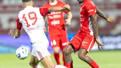 دوري أدنوك للمحترفين .. الشارقة يتعادل مع شباب الأهلي في قمة الجولة الـ19