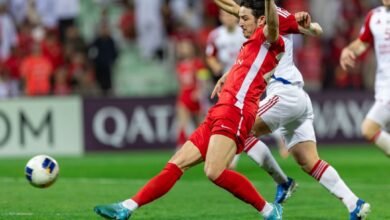 تعادل شباب الأهلي والشارقة في ذهاب ربع نهائي دوري أبطال آسيا