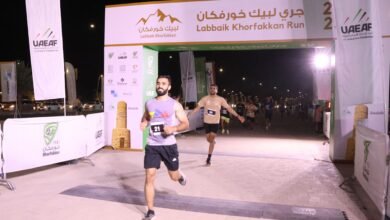 4000 متسابق يشاركون النسخة الثالثة من سباق "لبيك خورفكان" للجري