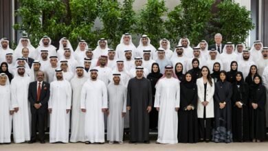 رئيس الدولة يستقبل وفد مؤسسة إرث زايد الإنساني والجهات التابعة والمانحين