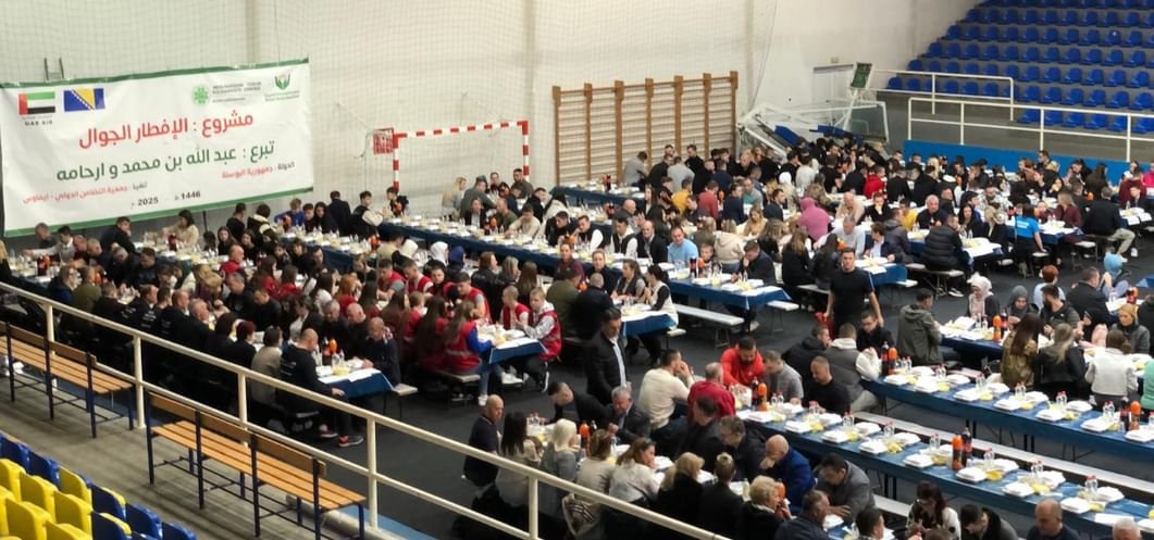 "خيرية الشارقة" تنفذ مشروع "الإفطار الجوال" في البوسنة والهرسك