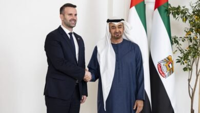 رئيس الدولة يبحث مع رئيس وزراء مونتينيغرو تعزيز علاقات التعاون ويشهد توقيع اتفاقيتين بين البلدين