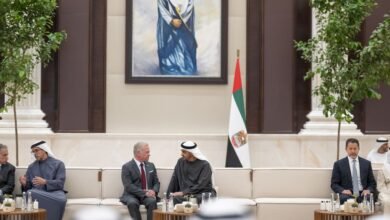 رئيس الدولة وملك الأردن يبحثان العلاقات الأخوية