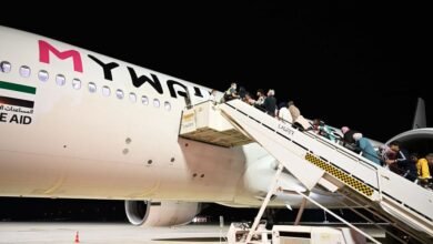 الإمارات تنفذ إخلاء طبياً عاجلاً لــ 188 مصاباً من غزة برفقة عائلاتهم