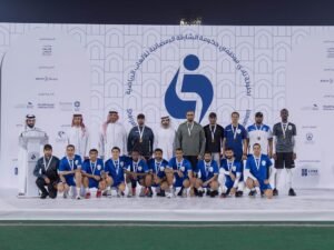 سالم بن عبدالرحمن القاسمي يتوج الفائزين في بطولة نادي موظفي حكومة الشارقة الرمضانية لكرة القدم