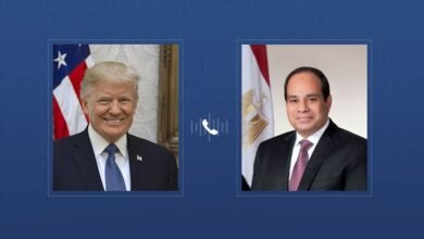 السيسي وترامب يبحثان هاتفيا تهدئة التصعيد الإقليمي وأمن البحر الأحمر