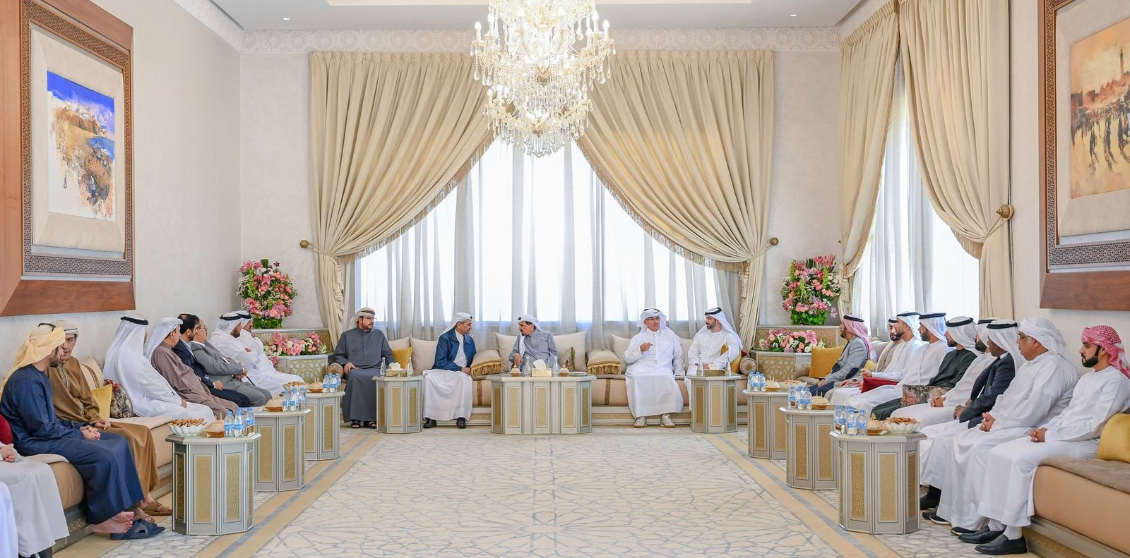 حميد بن راشد يستقبل حمد الشرقي بالرباط 1 حميد بن راشد يستقبل حمد الشرقي بالرباط