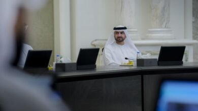 عبدالله بن سالم القاسمي يترأس اجتماع المجلس التنفيذي