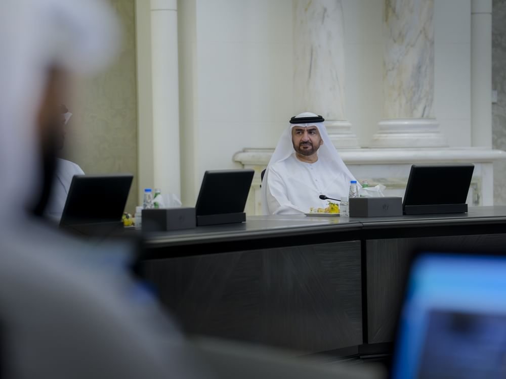 عبدالله بن سالم القاسمي يترأس اجتماع المجلس التنفيذي