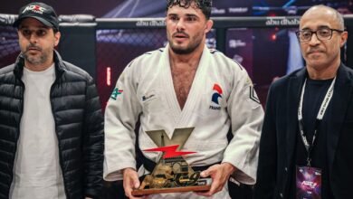 المهيري يتألق في باريس ويفوز بالإخضاع في “أبوظبي إكستريم 9”