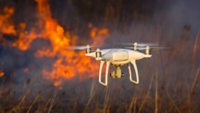 خبراء روس يبتكرون منظومة إطفاء باستخدام الطائرات المسيرة