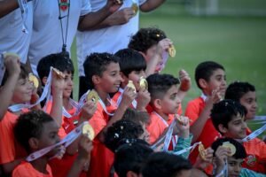 تتويج شباب الأهلي ببطولة دوري تحت 10 سنوات (ب)