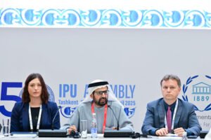 علي النعيمي يشارك بورشة "الدبلوماسية البرلمانية والوساطة" في طشقند