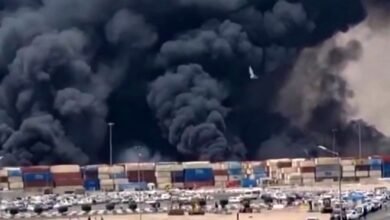 281 مصابًا بانفجار ميناء بندر عباس في إيران