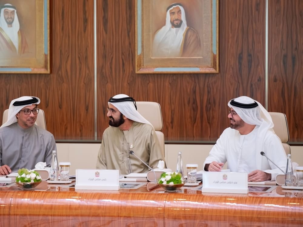 مجلس الوزراء برئاسة محمد بن راشد يعتمد إطلاق أول منظومة تشريعية ذكية متكاملة لتطوير التشريعات والقوانين في حكومة الإمارات