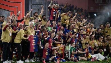 ردود فعل واسعة لتتويج برشلونة بكأس ملك إسبانيا.. ومصير أنشيلوتي على المحك