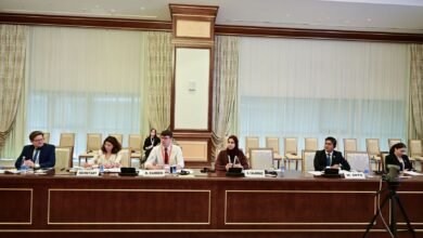 سارة فلكناز تشارك في اجتماعي مكتب منتدى البرلمانيين الشباب ومسائل الشرق الأوسط للاتحاد البرلماني الدولي في طشقند