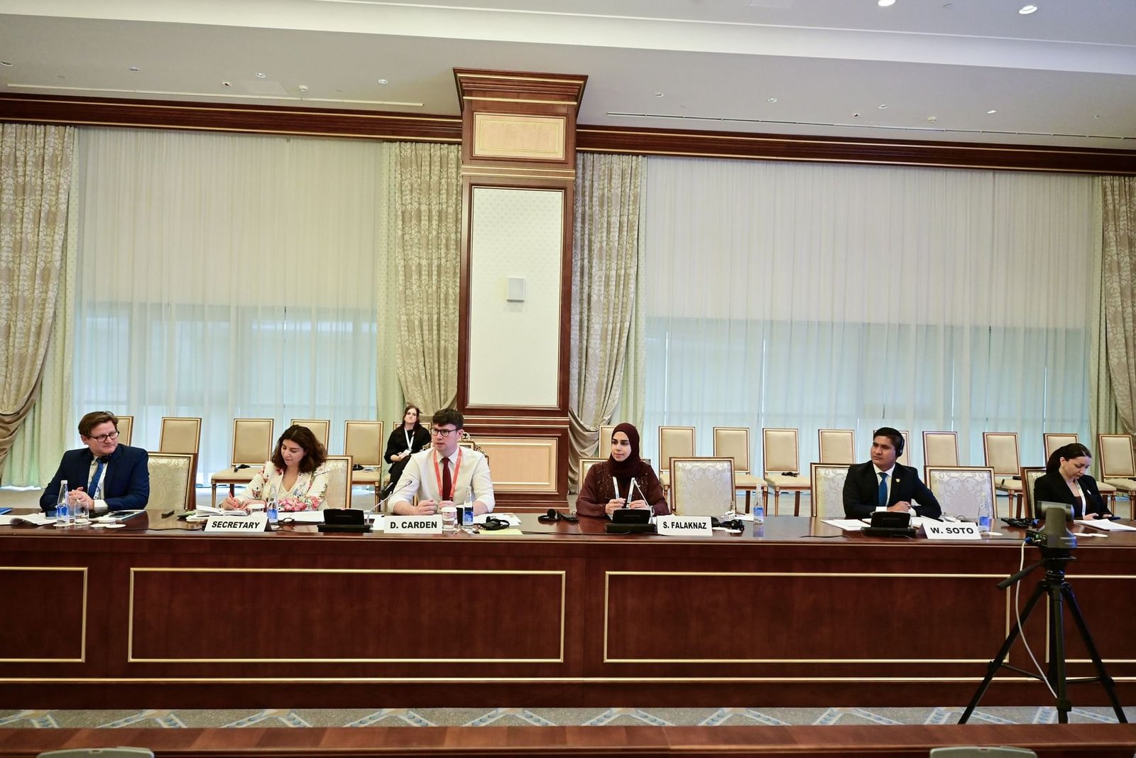 سارة فلكناز تشارك في اجتماعي مكتب منتدى البرلمانيين الشباب ومسائل الشرق الأوسط للاتحاد البرلماني الدولي في طشقند 1 سارة فلكناز تشارك في اجتماعي مكتب منتدى البرلمانيين الشباب ومسائل الشرق الأوسط للاتحاد البرلماني الدولي في طشقند