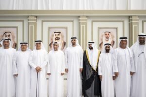 ذياب بن محمد بن زايد يحضر حفل استقبال بمناسبة زفاف محمد علي البلوشي