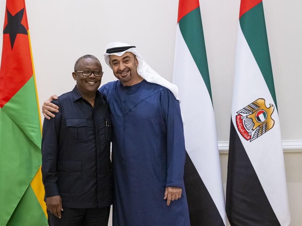 رئيس الدولة يستقبل رئيس غينيا بيساو