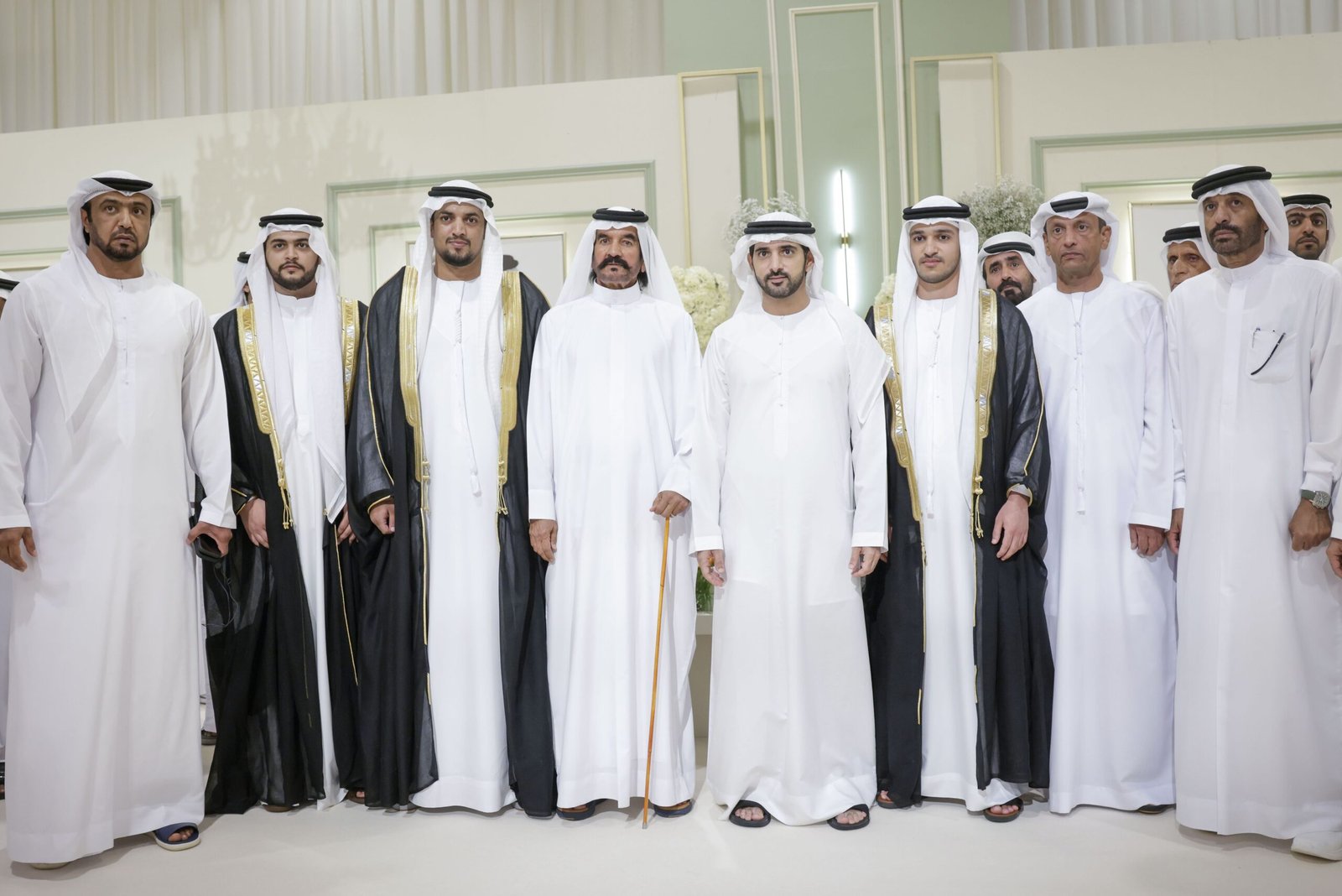 حمدان بن محمد يحضر أفراح بن غدير وملهوف والمقعودي