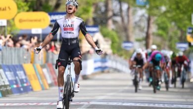 "الإمارات للدراجات" يتصدر المرحلة الثانية من سباق جيرو دي أبروتسو