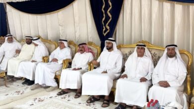 سالم بن سلطان القاسمي يعزي في وفاة الشيخة موزة بنت عبدالله الحبسي