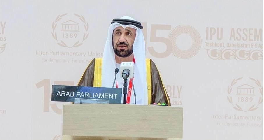 رئيس البرلمان العربي: التوصل لحل شامل وعادل للقضية الفلسطينية المدخل الوحيد لتحقيق الأمن والاستقرار بالمنطقة 1 رئيس البرلمان العربي: التوصل لحل شامل وعادل للقضية الفلسطينية المدخل الوحيد لتحقيق الأمن والاستقرار بالمنطقة